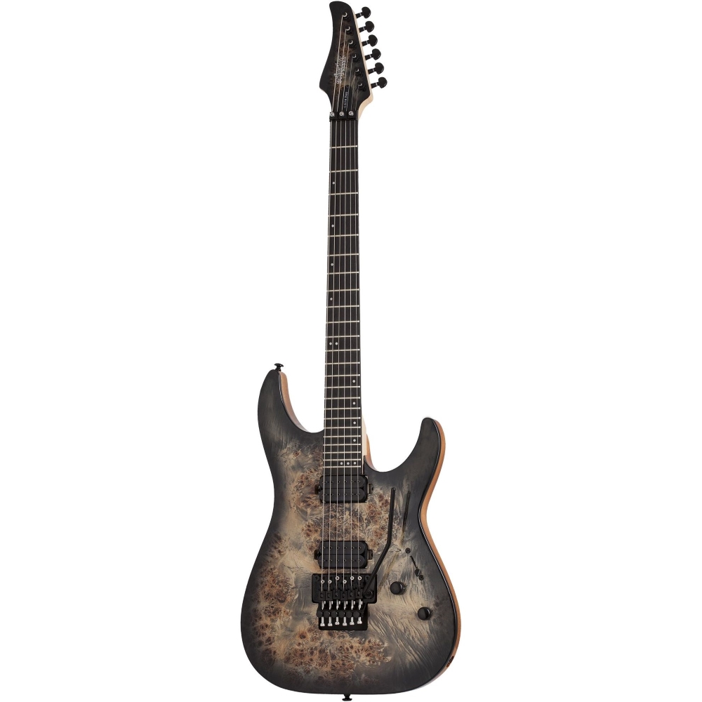 Schecter 3634 Electric Guitar C-6 Pro FR - Charcoal Burst (CB)