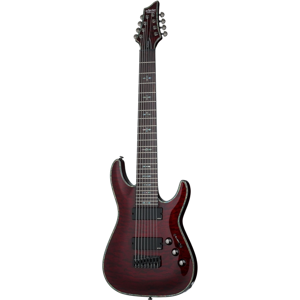 Schecter 103 Electric Guitar Hellraiser C-8 - 8 Strings - Black Cherry (BCH)