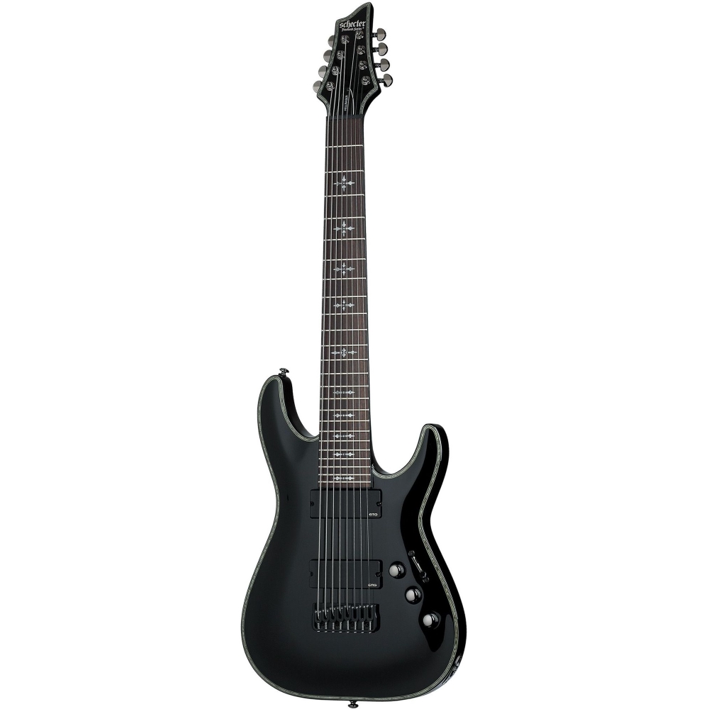 Schecter 119 Electric Guitar Hellraiser C-8 - Gloss Black