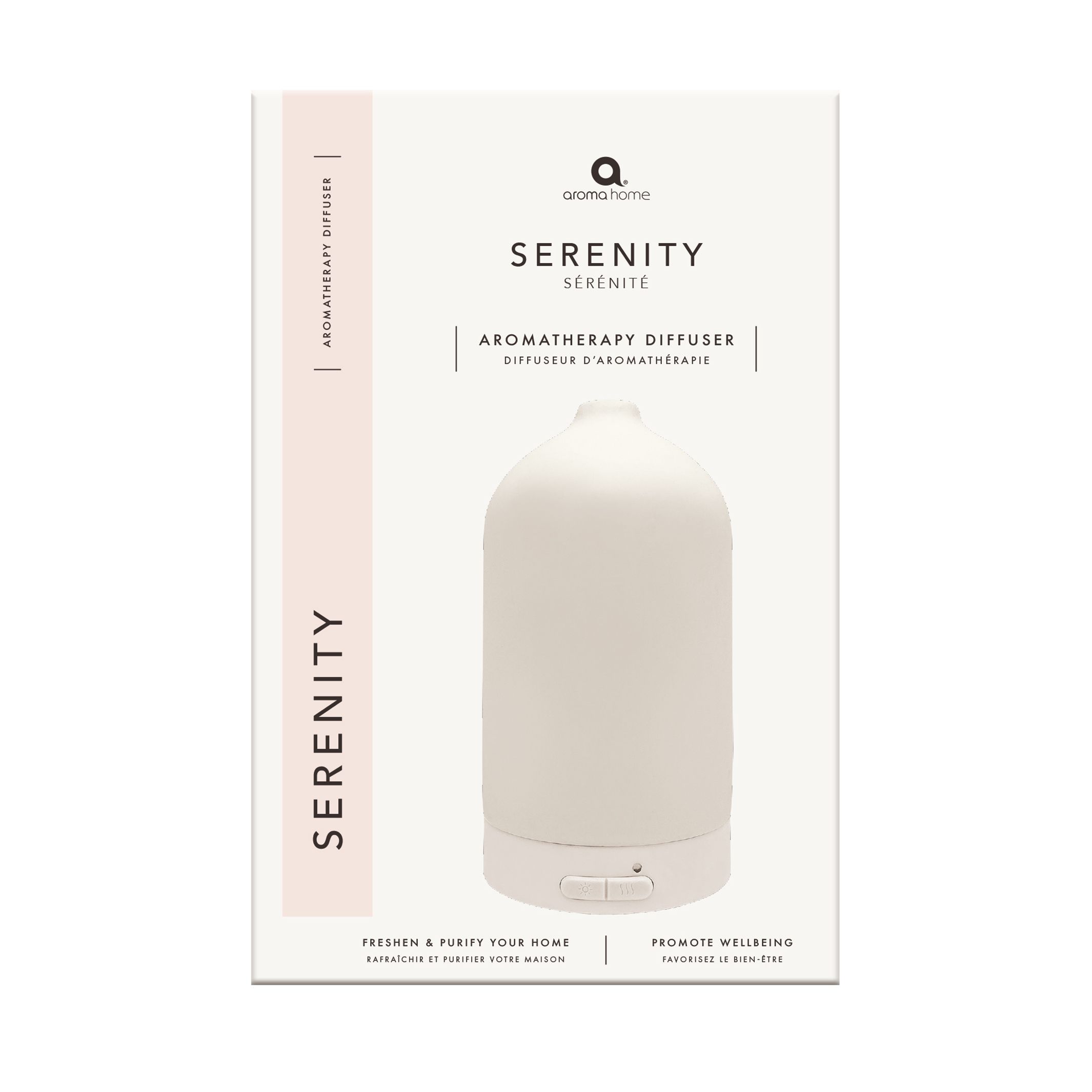 Aroma Home Serenity Ceramic Ultrasonic Diffuser 85ml - Cream