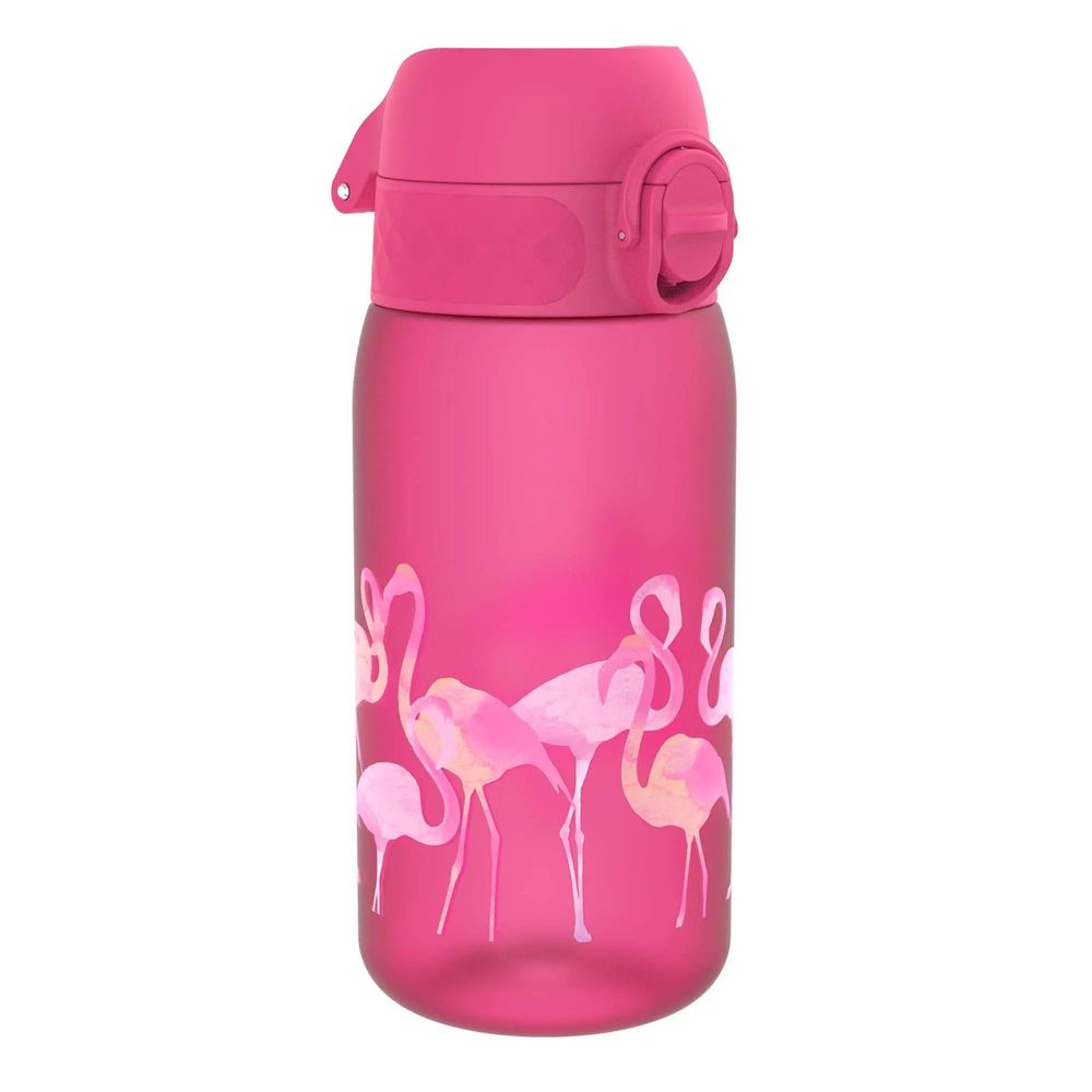 ION8 Pod Leak Proof BPA Free Kids Water Bottle 350 ml (12 oz) Flamingos