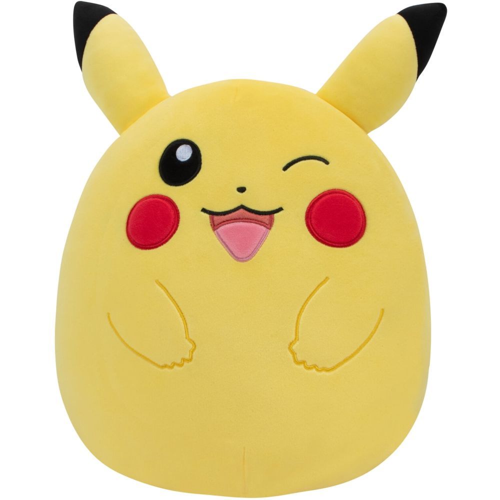 Jazwares Pokemon Squishmallow Pikachu 10-Inch Plush Toy