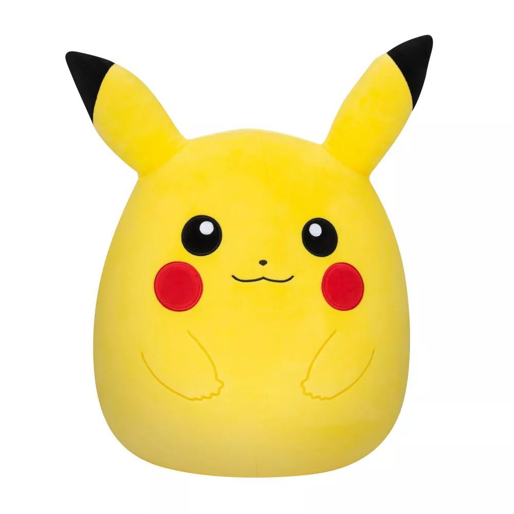 Jazwares Pokemon Squishmallow Pikachu 14-Inch Plush Toy