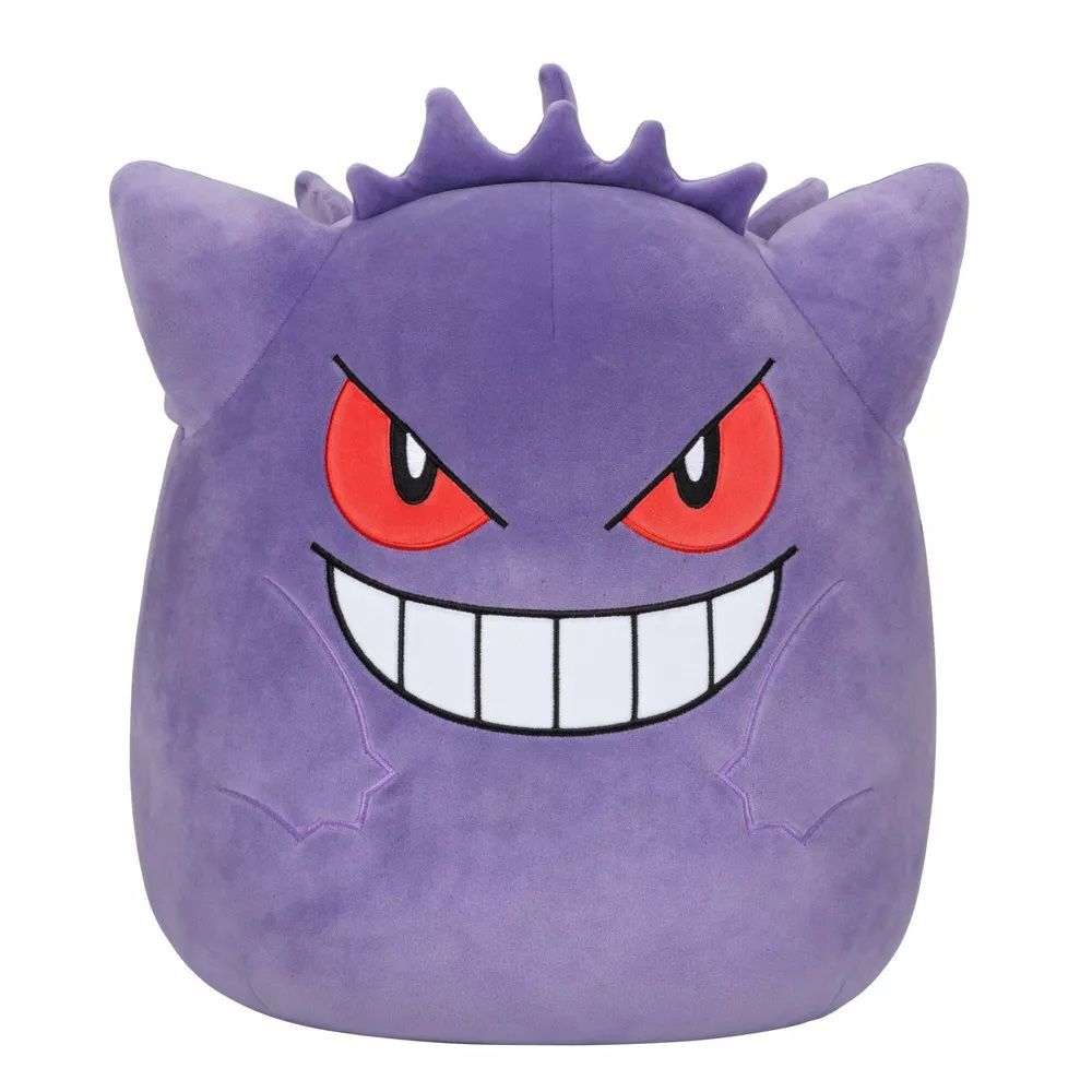 Jazwares Pokemon Squishmallow Gengar 14-Inch Plush Toy