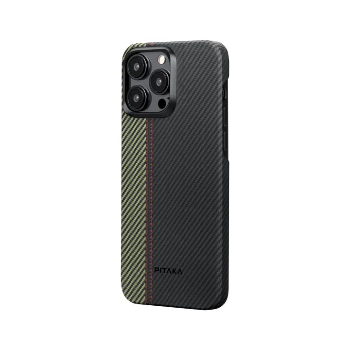 Pitaka Fusion Carbon Fiber Weaving Magez Case 4 For iPhone 15 Pro - Overture