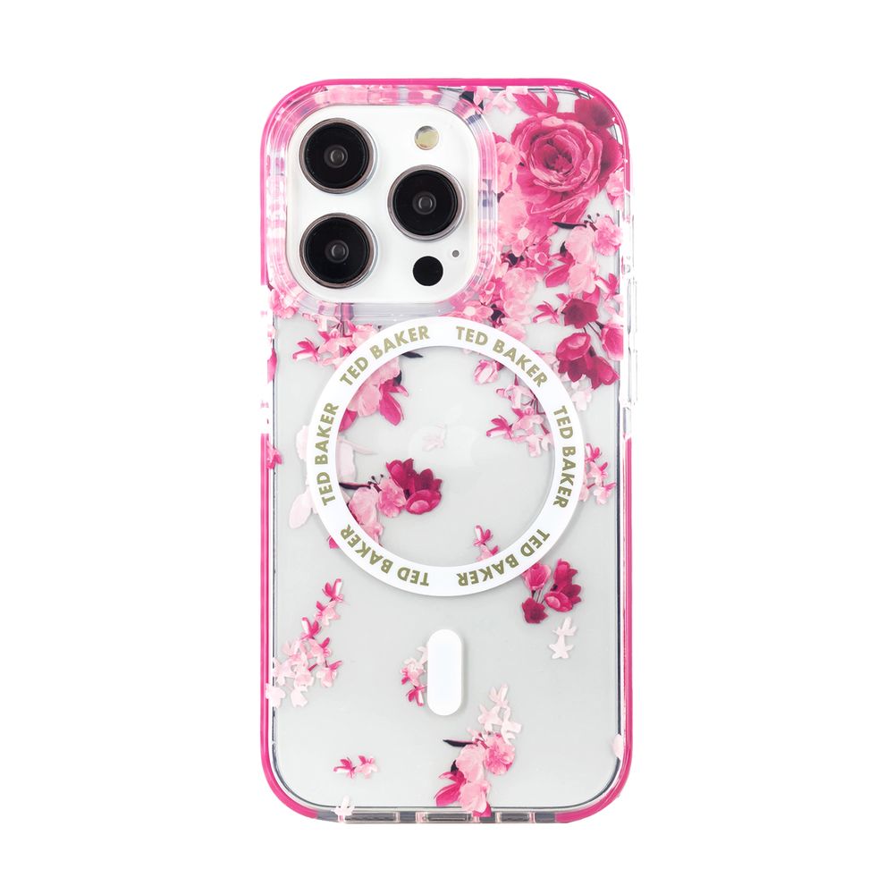 Ted Baker iPhone 15 Pro Max Antishock/ MagSafe Case - Scattered Flowers