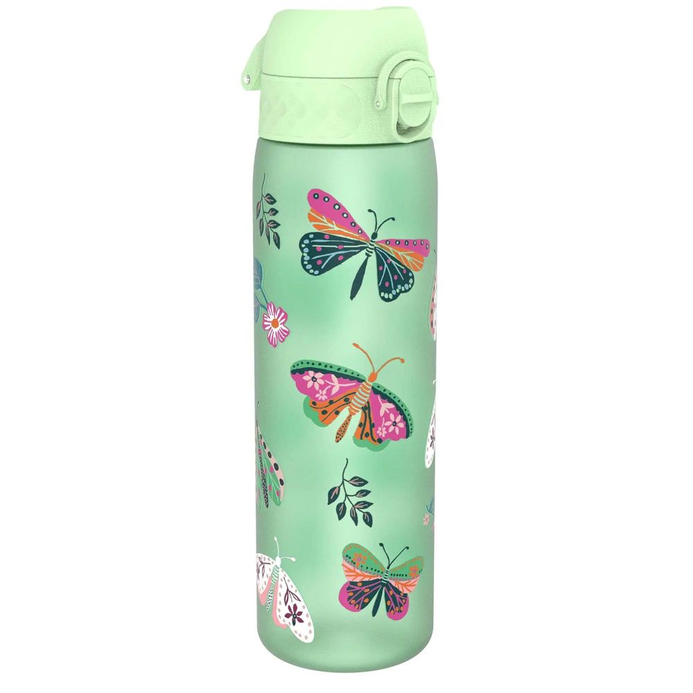 ION8 Slim Leak Proof BPA Free Water Bottle 500 ml (18 oz) Butterfly