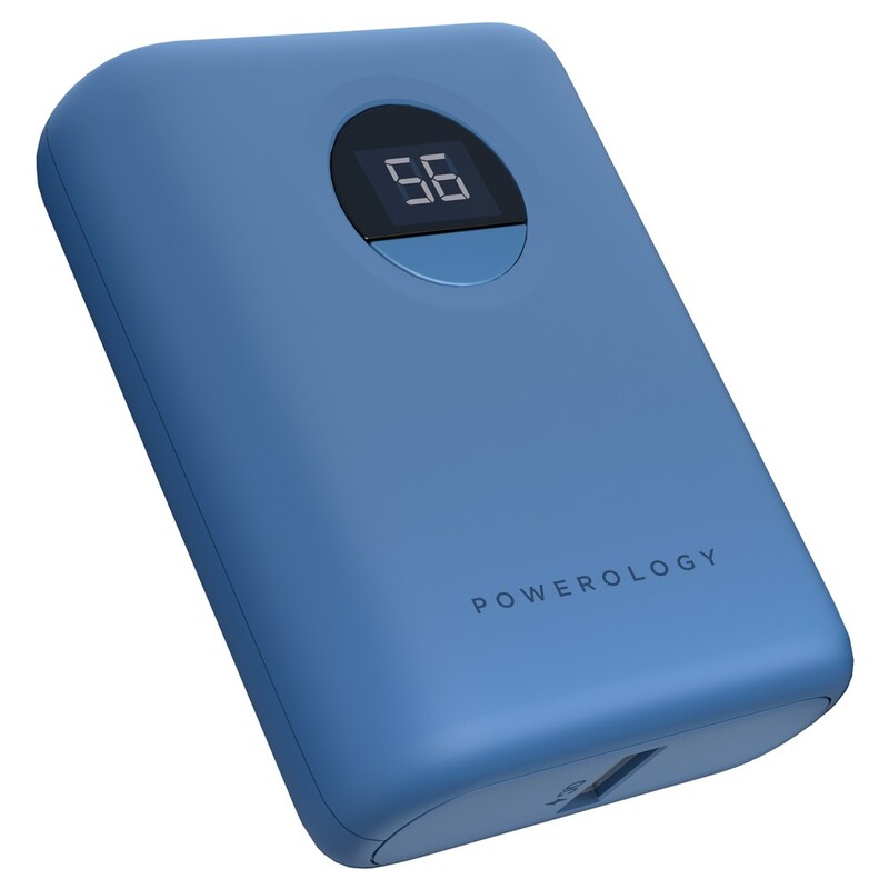 Powerology Ultra-Compact Power Bank 10000mAh PD 20W Blue