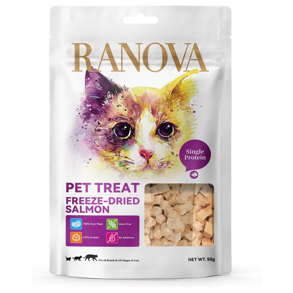 Ranova Freeze Dried Salmon for Cats -50g