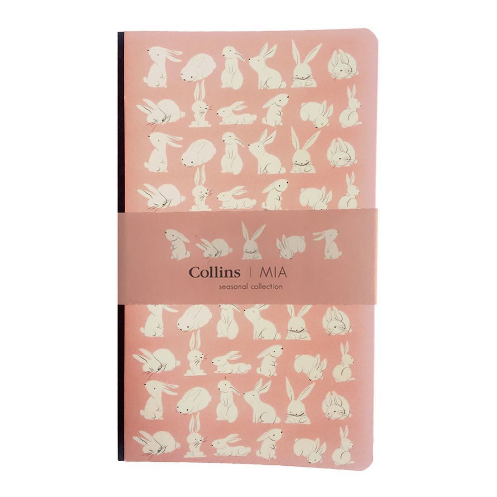 Collins A5 Mia Slim Ruled Notebook - Pink