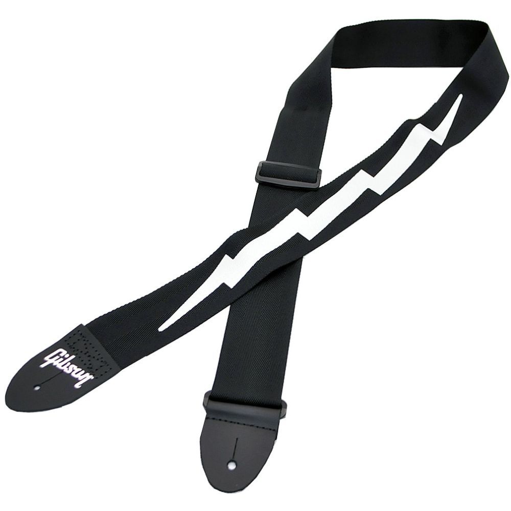 Gibson Strap Lightning 2 Blk Asgsbl-10 Black