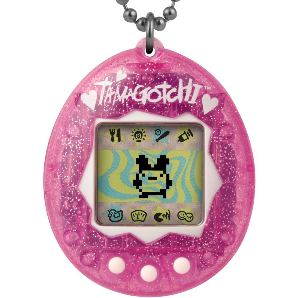 Bandai Tamagotchi Pink Glitter Digital Pet