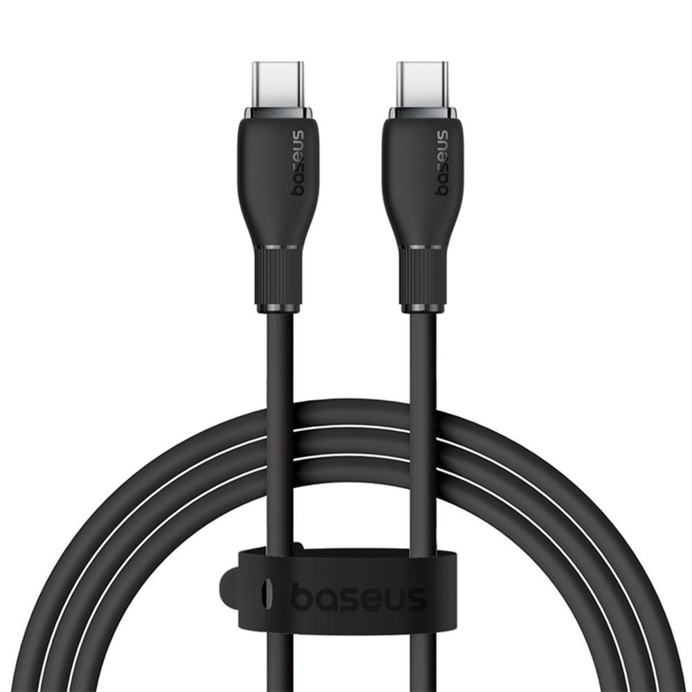 Baseus Pudding Series Fast Charging Cable Type-C To Type-C 100W 1.2M Cluster - Black