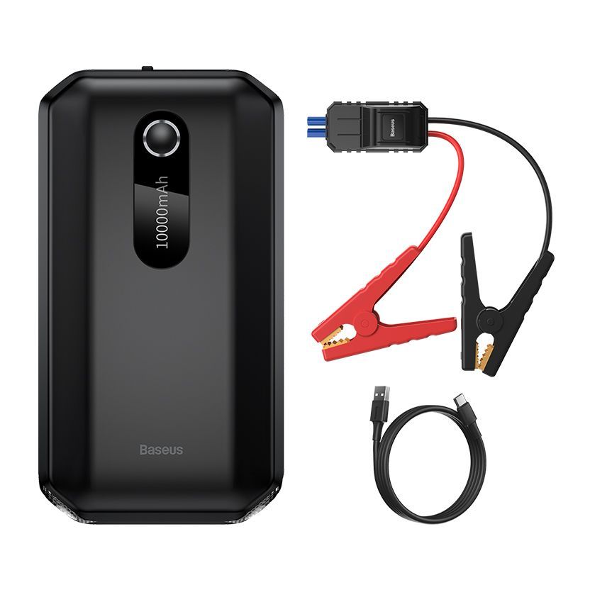 Baseus Super Energy Air Car Jump Starter (10000mAh Peakcurrent/1000A) - Black