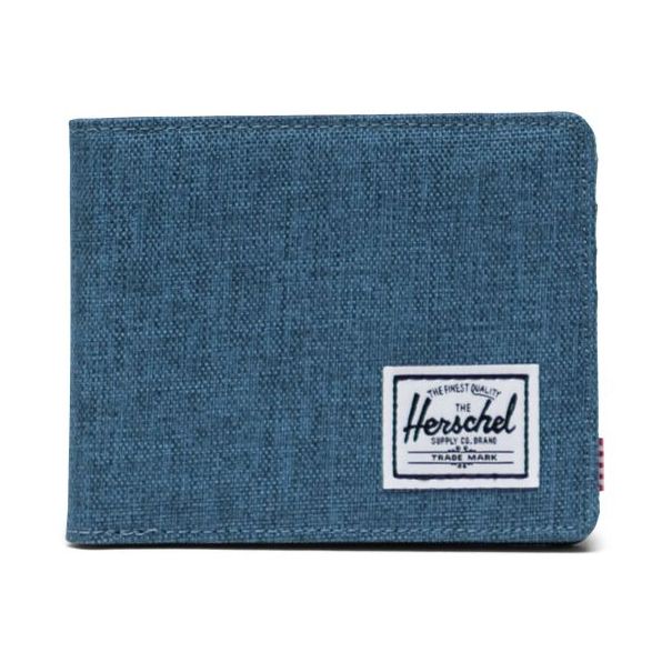 Herschel Roy RFID Wallet - Copen Blue Crosshatch