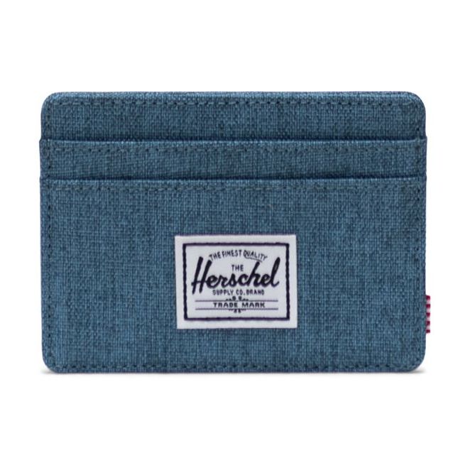 Herschel Charlie RFID Wallet - Copen Blue Crosshatch