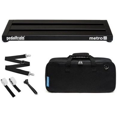 Pedaltrain PT-M20-SC Metro 20 SC Pedalboard with Soft Case - 20-inch x 8-inch