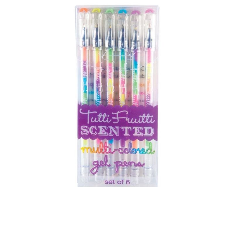 International Arrivals Tutti Fruitti Gel Pens (Set Of 6)