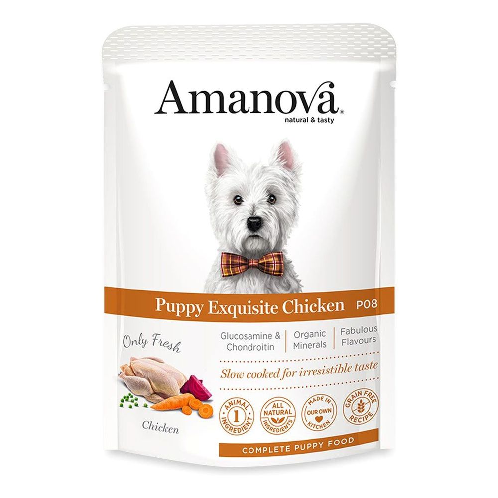 Amanova Wet Puppy Exquisite Chicken - 100g