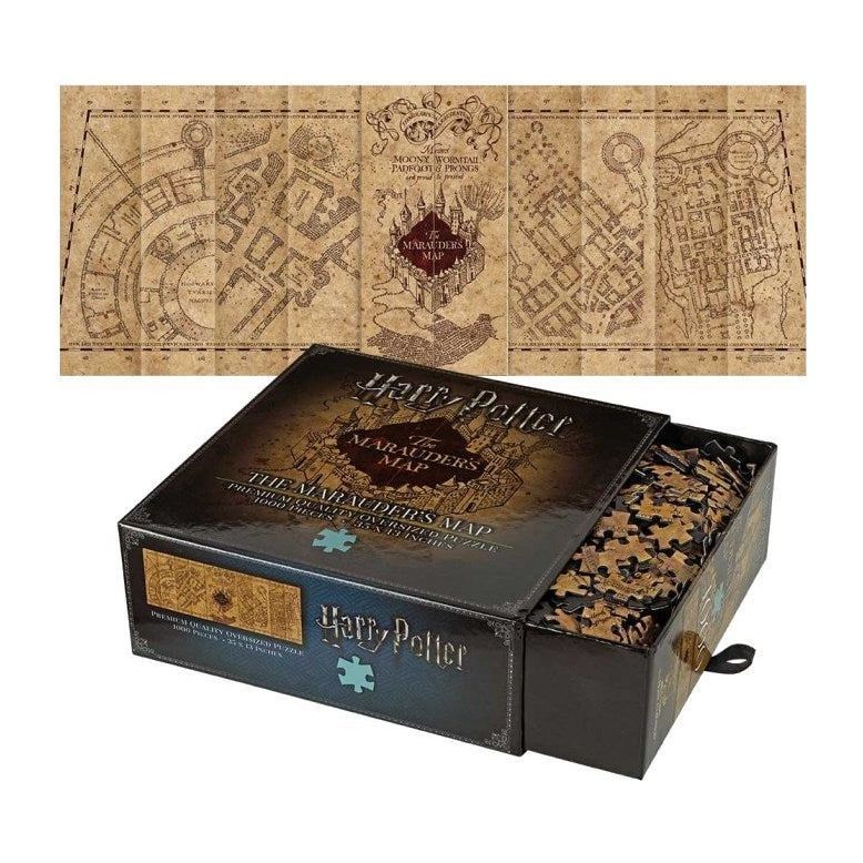 Noble Collection Harry Potter - The Mauders Map Jigsaw Puzzle 35 x 13 Inch (1000 Pieces)