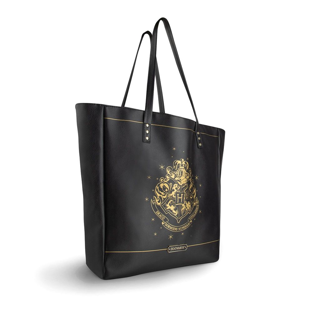 Cinereplicas Harry Potter Handbag - Hogwarts - Black PU Leather