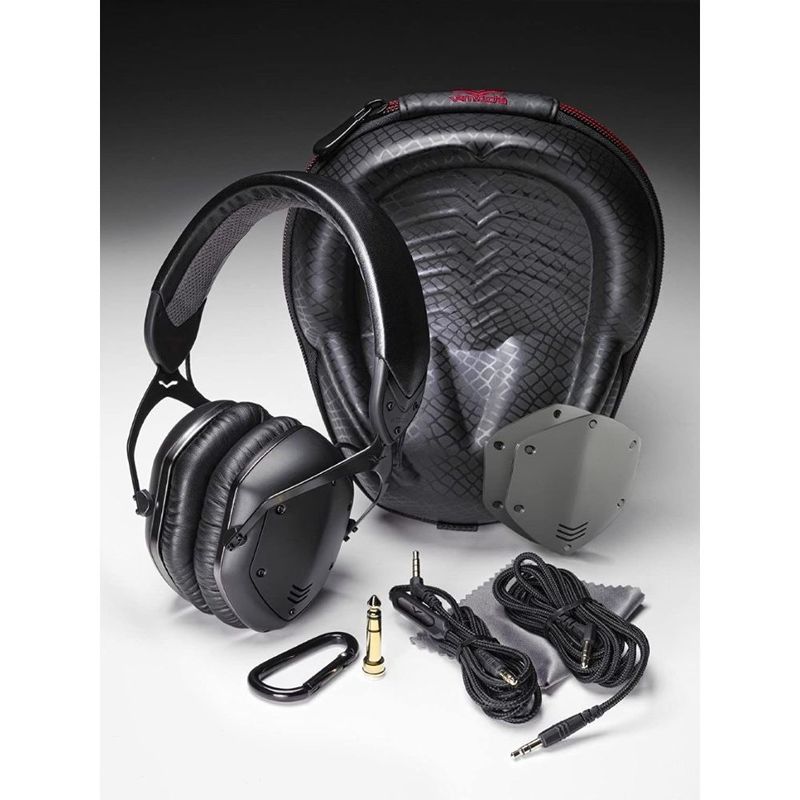 V-MODA Crossfade LP2 Over-Ear Noise-Isolating Metal Headphone - Matte Black