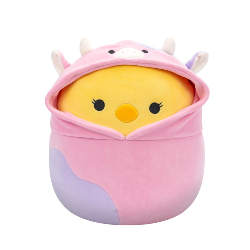 Squishmallows Tristan The Yellow Chick In Patty Outfit 12-Inch Plush Toy