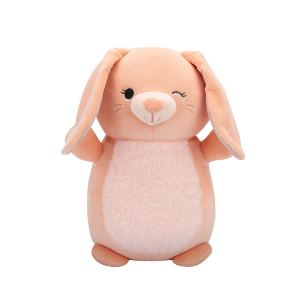 Squishmallows Satine The Peach Bunny Hugmee 10-Inch Plush Toy