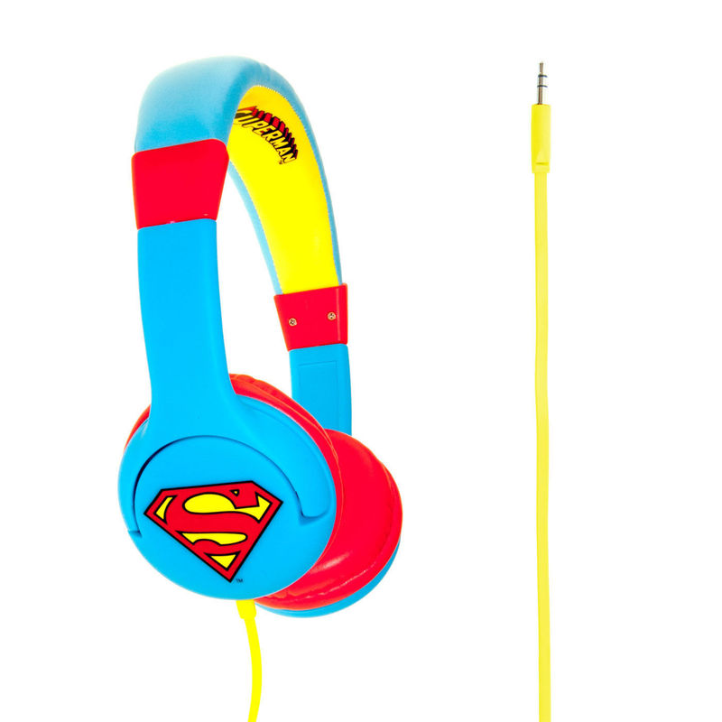 Mr Men & Little Miss Super Man Man Of Steel Headphones - Blue