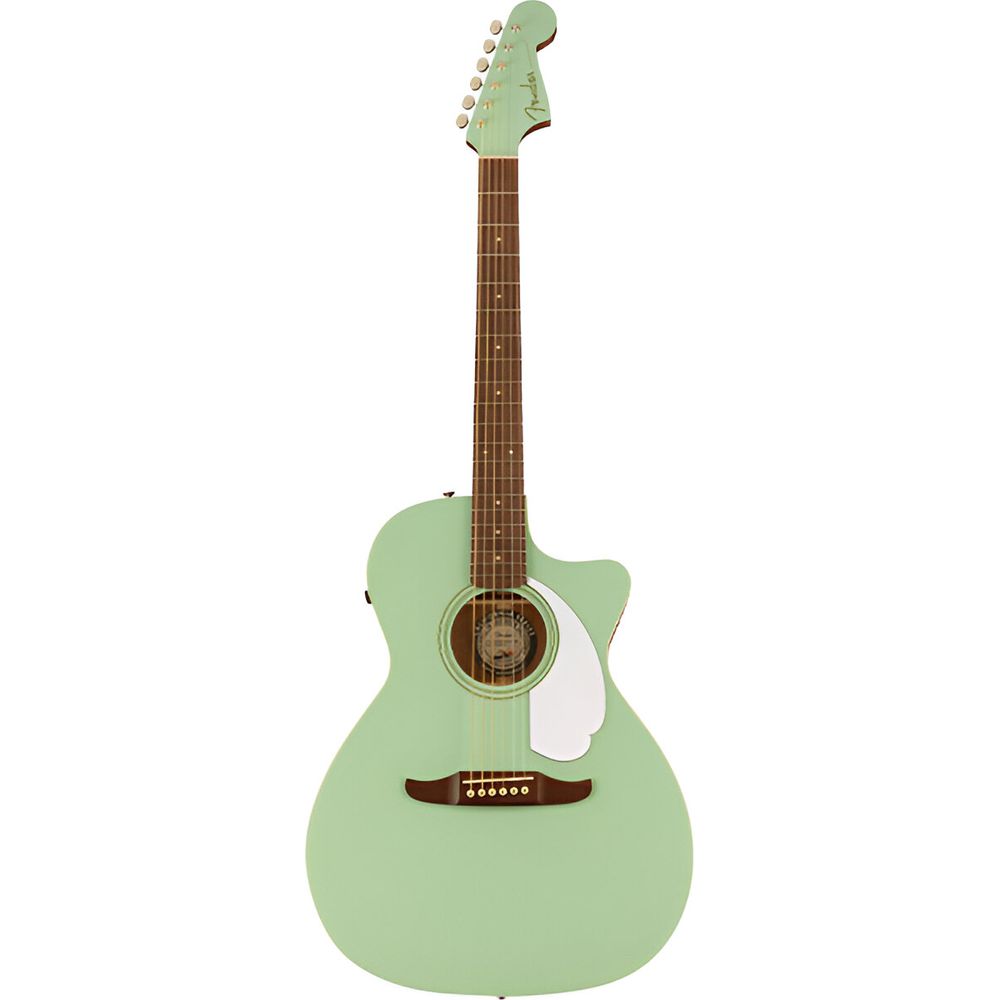Fender Newporter Player Auditorium Acoustic-Electric Guitar - Surf Green