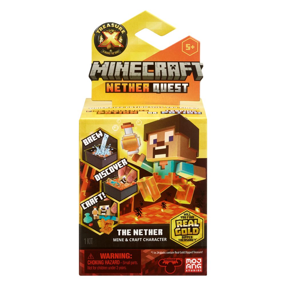 Moose Toys Treasure X Minecraft Season 4 The Nether Quest Mini Figure (Assortment - Includes 1)