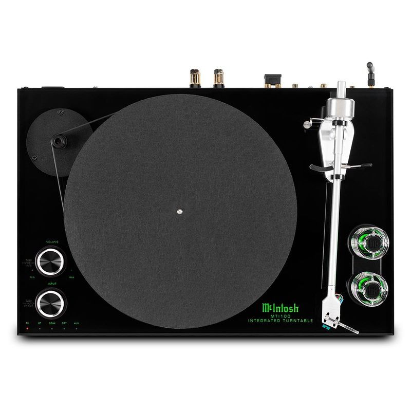 Mcintosh MTI100 Integrated Belt-Drive Turntable with Built-in Preamp - Black