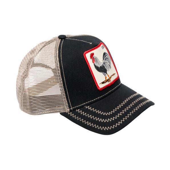 Goorin Rooster Unisex Trucker Cap Black