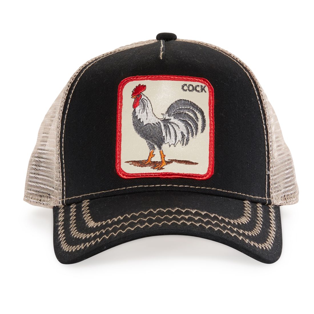 Goorin Rooster Unisex Trucker Cap Black