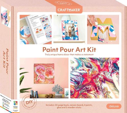 Craft Maker Paint Pour Art Kit