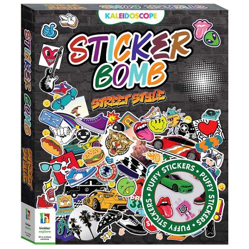 Kaleidoscope Sticker Bomb Street Style