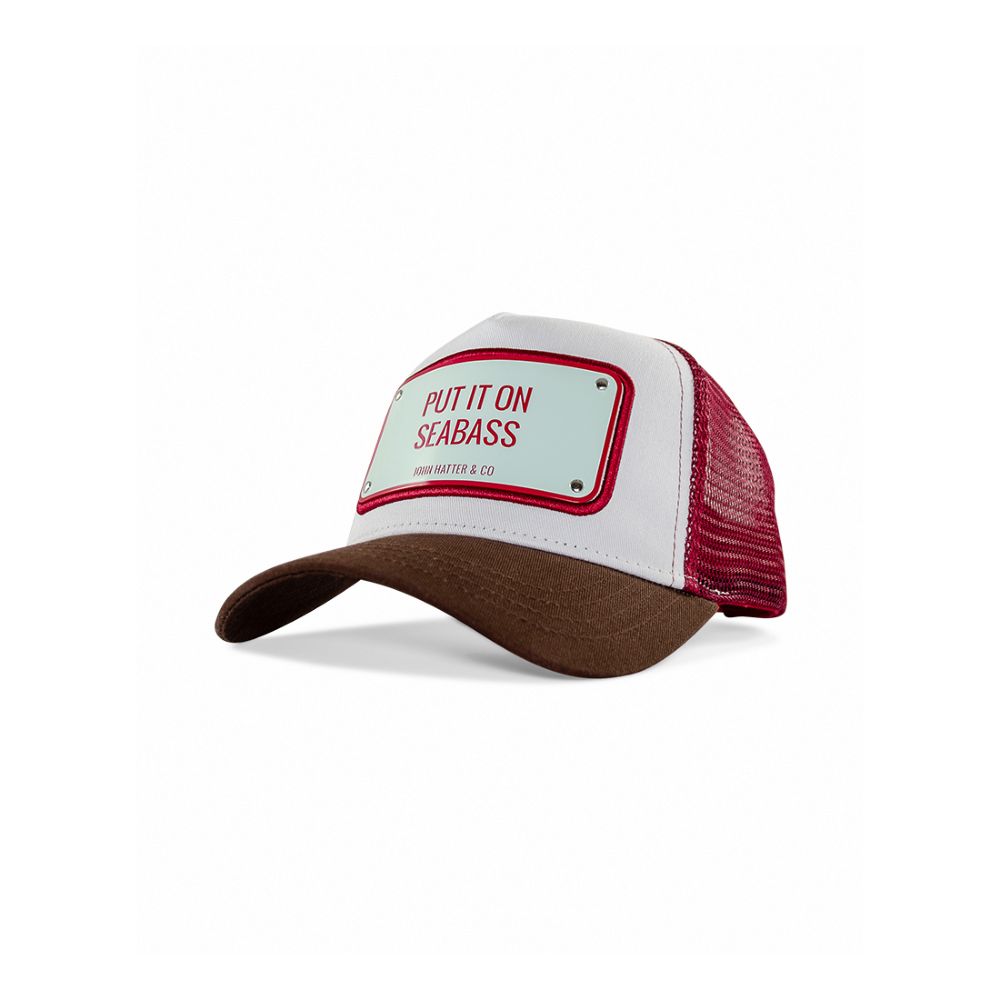 John Hatter Put It On Seabass Unisex Cap Brouwn/Red