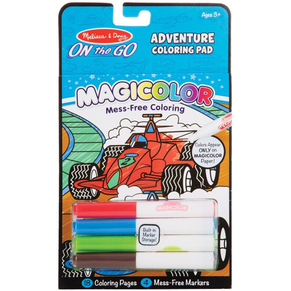 Melissa & Doug On The Go Magic Color Coloring Pad - Games & Adventure