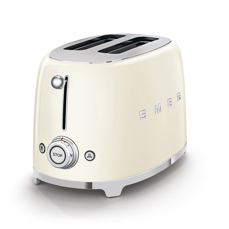 SMEG 2 Slice Toaster 50's Retro Style Cream