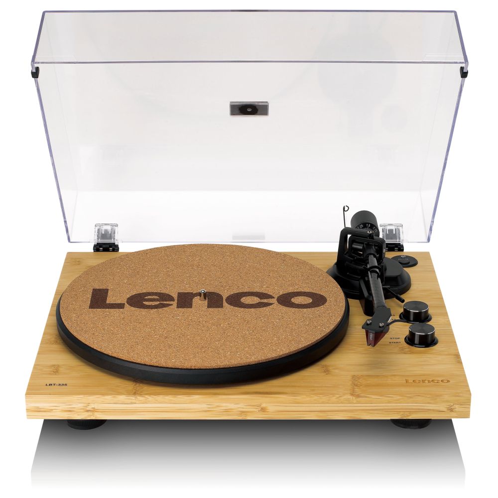 Lenco LBT-335BA with Bluetooth and Ortofon 2M Red Cartridge - Bamboo