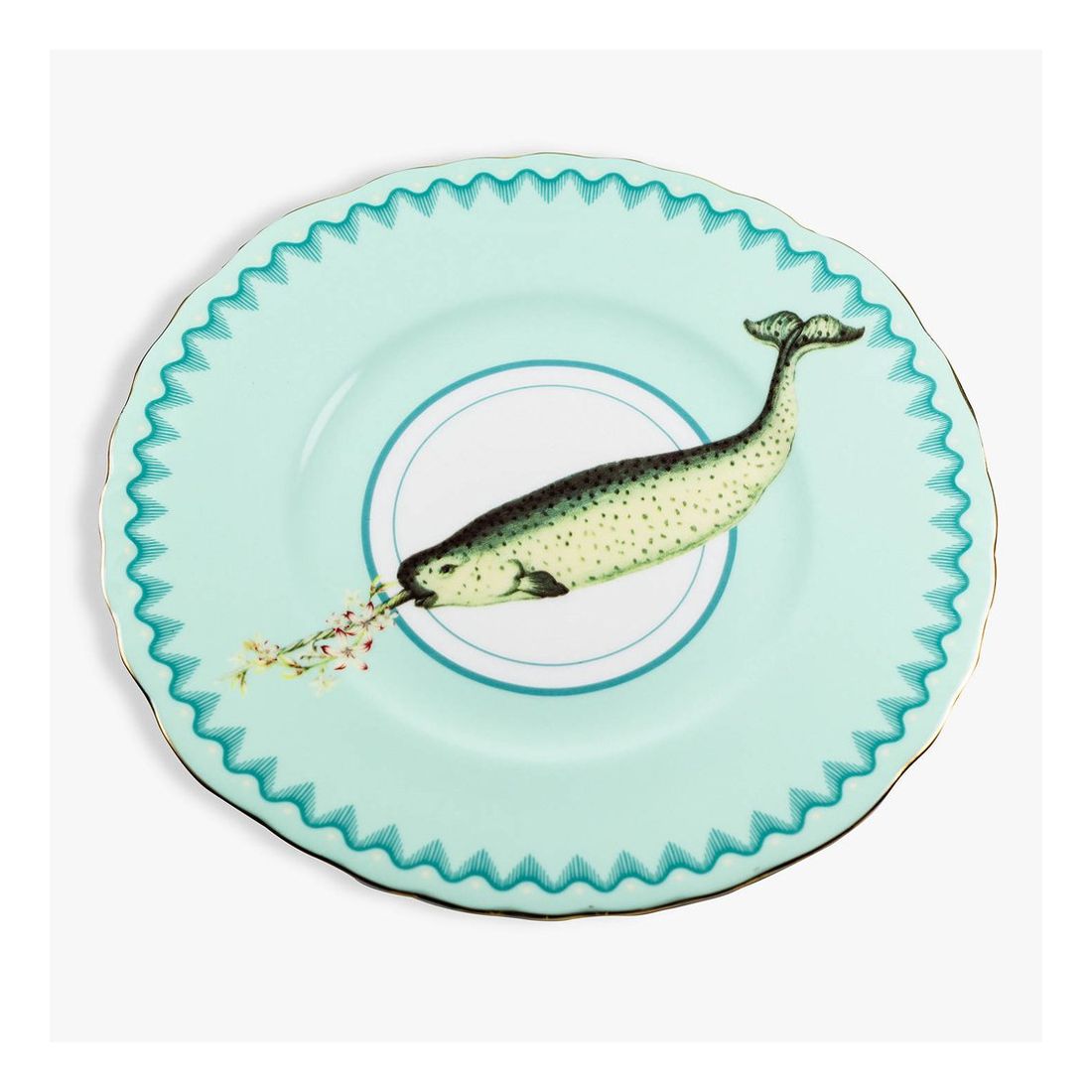 Yvonne Ellen Narwhal Cake Plate 16cm