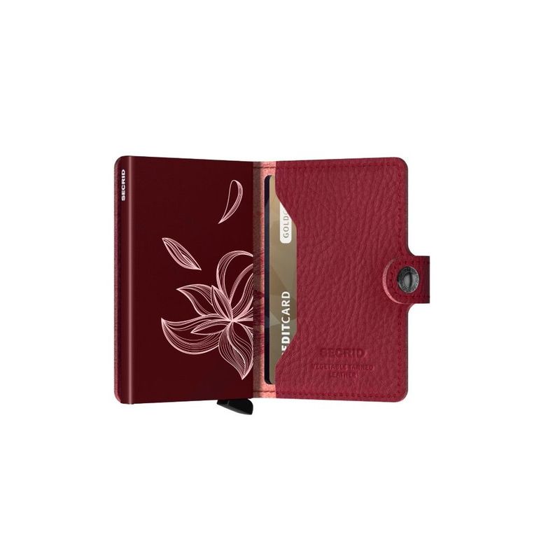 Secrid Miniwallet - Stitch Leather - Magnolia Rosso