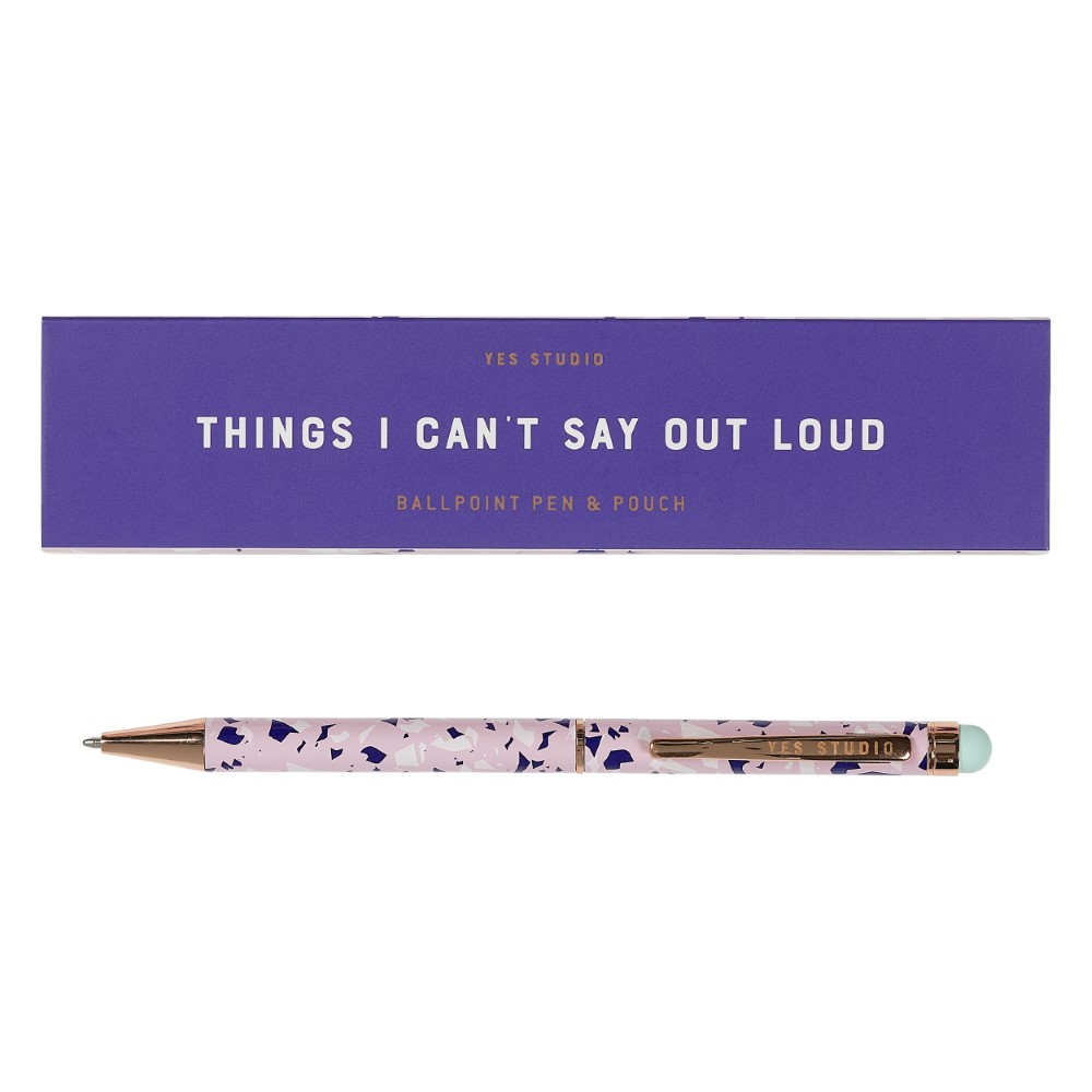 Yes Studio Things I Can't Say Pen & Case