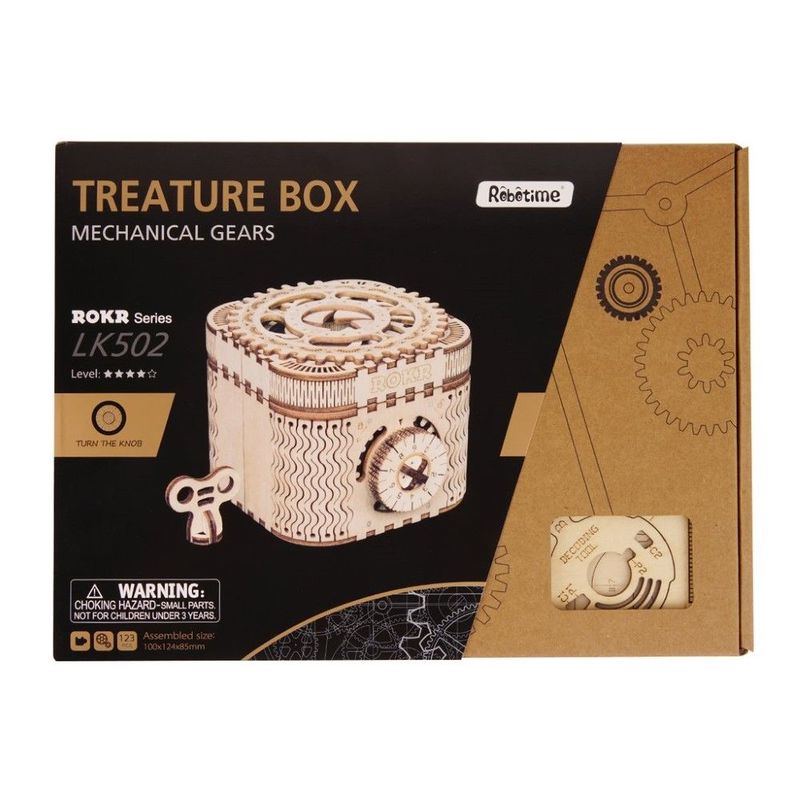 Robotime 3D Wooden Puzzle Treasure Box