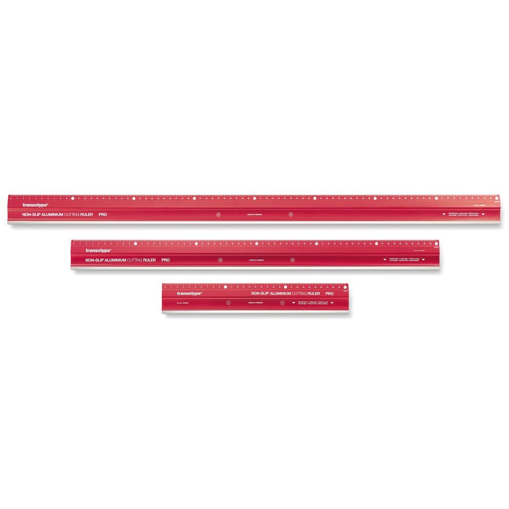 Transotype Aluminum Cutting Ruler Pro - 30cm