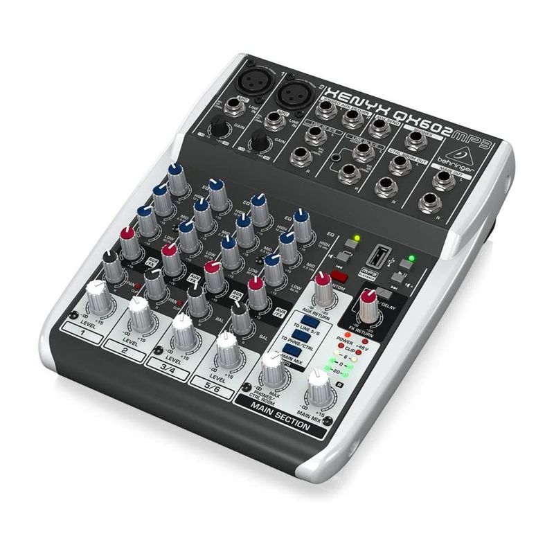 Behringer QX602-MP3 6 Channels Mixer