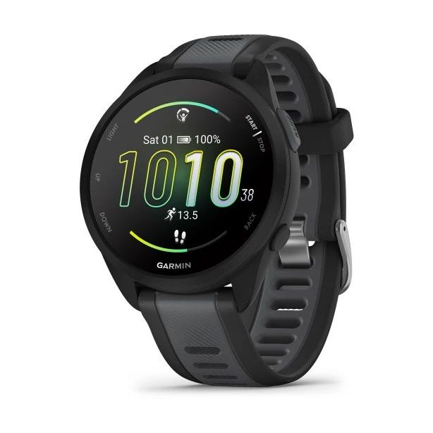 Garmin Forerunner 165 Fitness Smartwatch - Black/Slate Grey