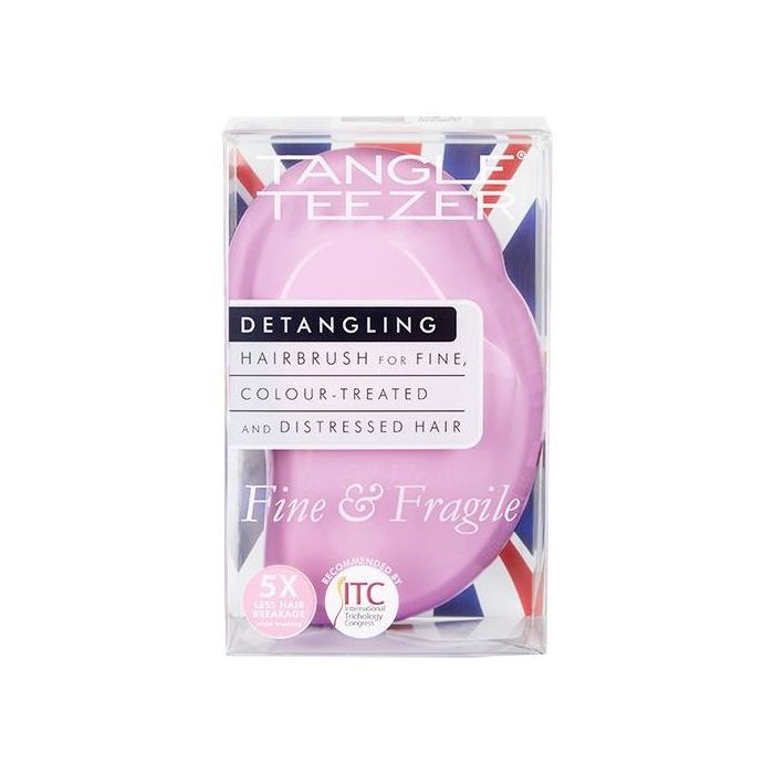 Tangle Teezer Original Detangling Hair Brush - Fine & Fragile Pink/Pink