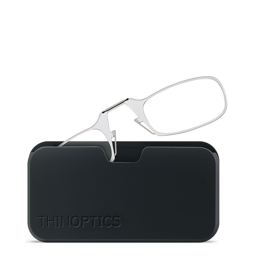 Thinoptics Readers Glasses With Black Universal Pod - Clear (+1.5)