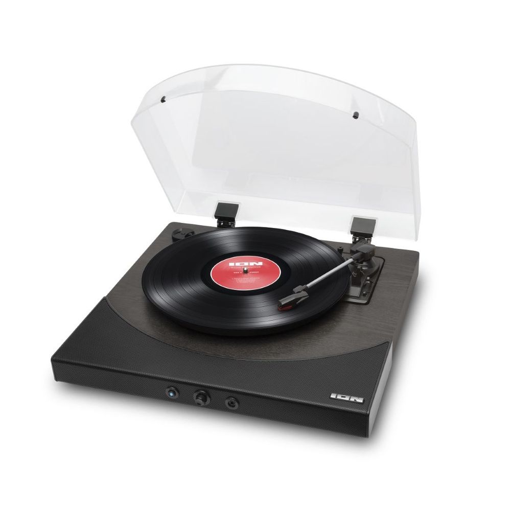 ION Premier LP Bluetooth Belt-Drive Turntable with Built-in Speakers - Black